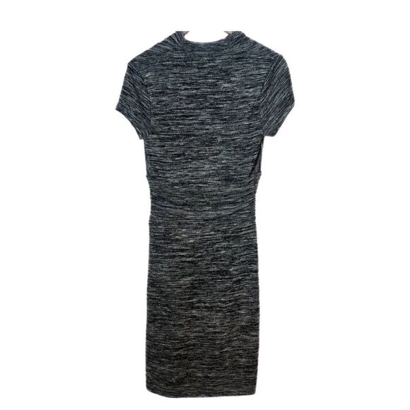 Anthropologie Maeve Grey Dress with Faux Wrap Front. Sz Small. Great Condition! - Picture 4 of 11